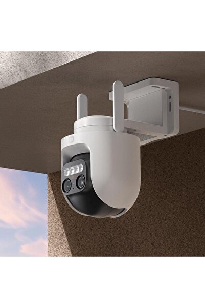 Xiaomi CW700s Outdoor Surveillance Camera, 2.5K Wi-Fi PTZ, IP66, Night Vision, White