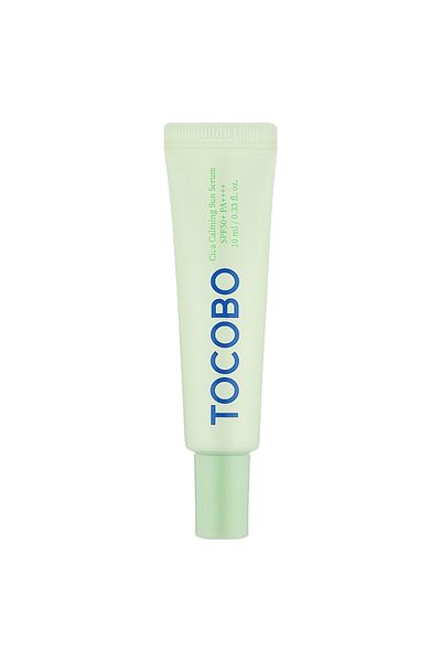 TOCOBO Cica Calming Sun Serum Spf50+ Pa++++ 10ml - Soothing & Moisturizing Vegan Sunscreen