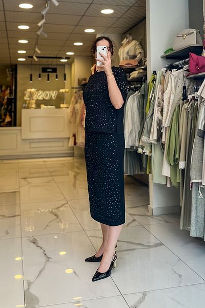 Vosse On Fashion Black Stone Suit