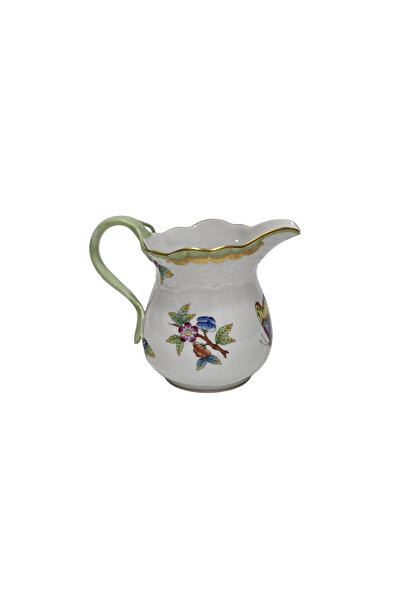 HEREND 1642 إبريق حليب بورسلين مرسومة يدويًا من الملكة فيكتوريا VBO