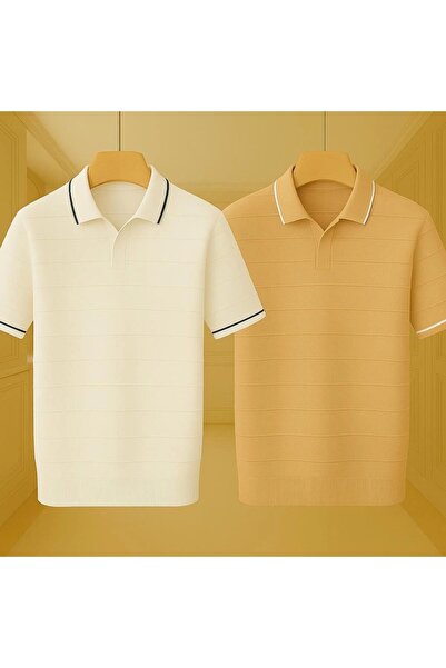 LC Waikiki Lcwaikikii 2-Pack Advantage 100% Cotton Men's Knitwear T-Shirt Org...