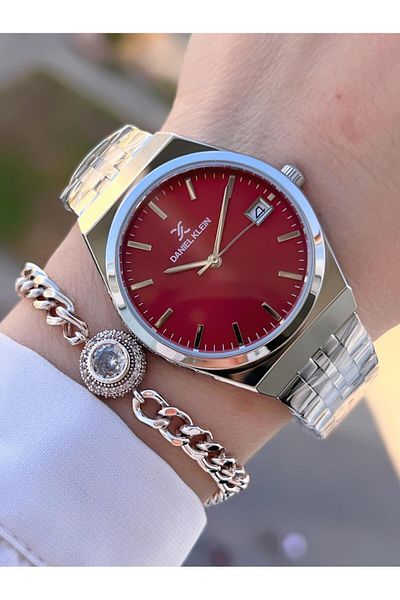 Daniel Klein Steel Cord 30 Mt Water Resistant Women Wrist Watch+Bracelet Byn.14052.M4