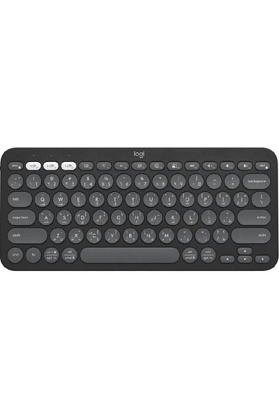 logitech Pebble Keys 2 K380s Keyboard Bluetooth for iOS/Android/Windows OS/mac OS Tonal Graphite