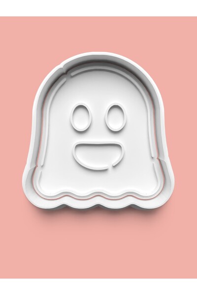 AKTASTORE قالب كوكيز على شكل شبح وقالب عجينة السكر