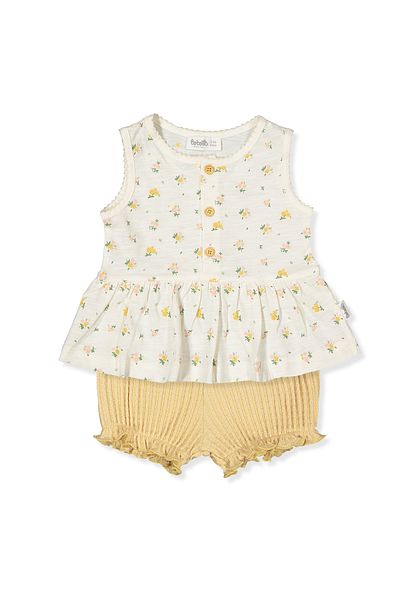 Bebetto Jacquard Camisole Shorts 2-Piece Set (Fun Garden) K4708