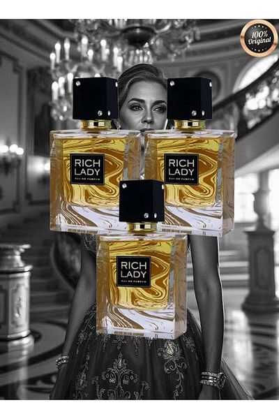 RIAVA Riyafa Perfume Set - Rich Lady for Women, 100 ml (3 Pieces)