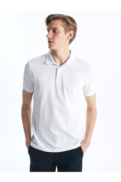 LC Waikiki MALE SHORT SLEEVE COTTON POLO COLLAR T-SHIRT