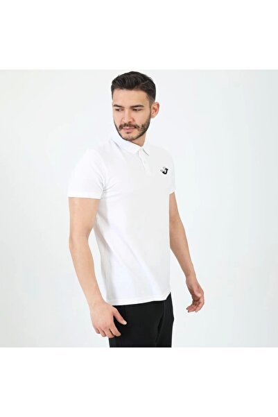 Joma Ανδρικό μπλουζάκι Casual Polo Rush White 4231115