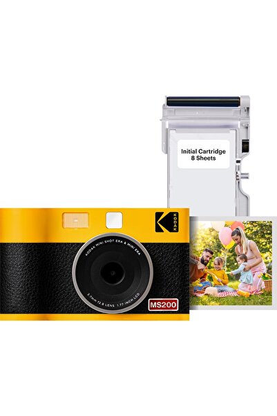 Kodak Mini Shot 2 Era - Sarı Filmli Fotoğraf Makinesi