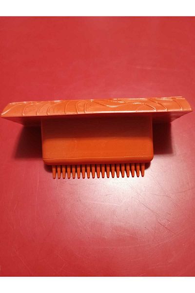 Rich Vintage Wood Granier Bonding Apparatus Texture Comb 4.5*3*10cm Red