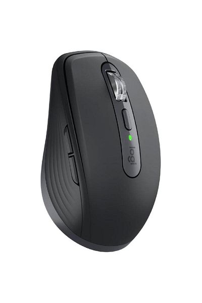 logitech ماوس MX Anywhere 3S بتقنية البلوتوث والليزر، مجال مظلم 200-8000 نقطة في البوصة، لون الجرافيت