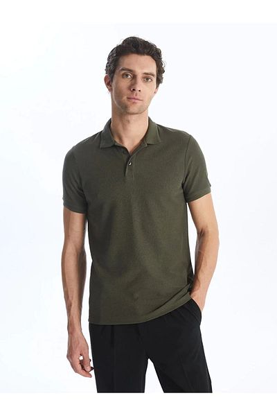 LC Waikiki MALE SHORT SLEEVE COTTON POLO COLLAR T-SHIRT