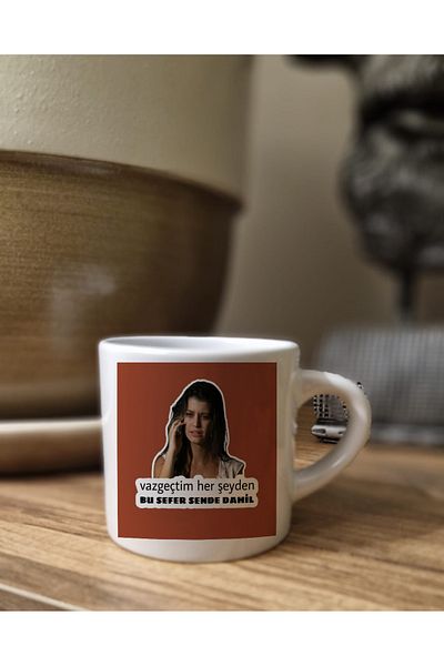DİLAHOME Bihter Drama Mug – This Time Even Coffee Is Bitter