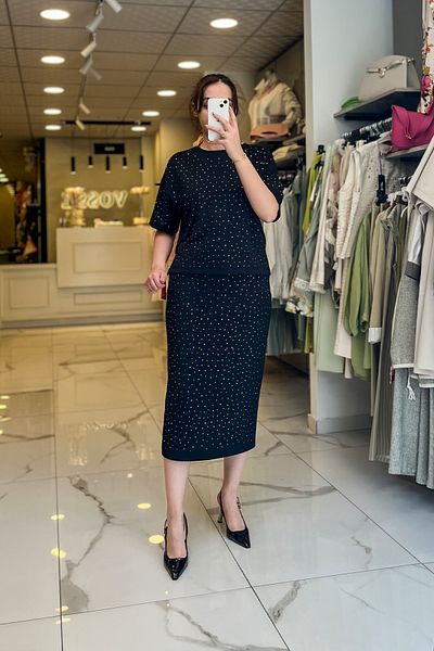 Vosse On Fashion Black Stone Suit