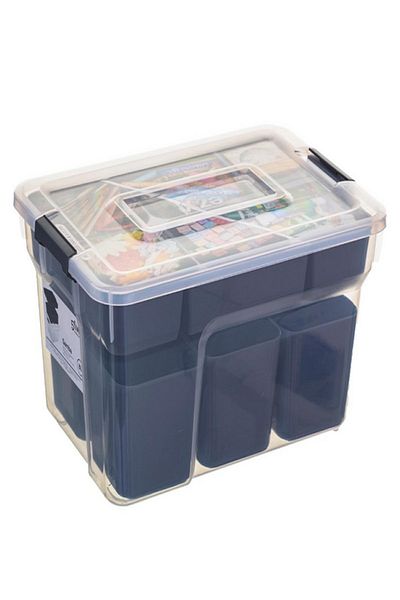 Five Simply Smart Samba Durable Polypropylene Storage Compartment Box