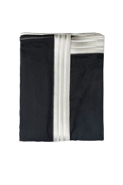 Style Luxury black and silver royal men's cloak