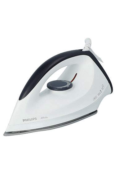 Philips Dry Iron with DynaGlide Soleplate White and Blue