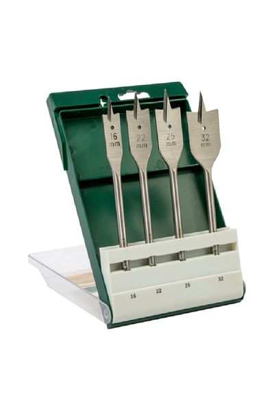 Bosch 4-Piece Robust Tempered Steel Flat Spade Bit Set