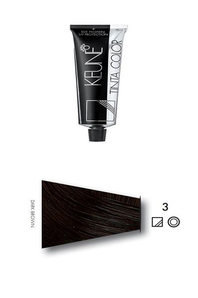 Keune Tinta Keune Hair Dye - No. 3 Dark Brown (Tinta)