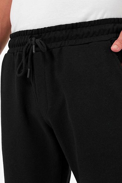 LC Waikiki Black Elastic Waist Straight Jogger Summer Sweatpants Relaxed Fit