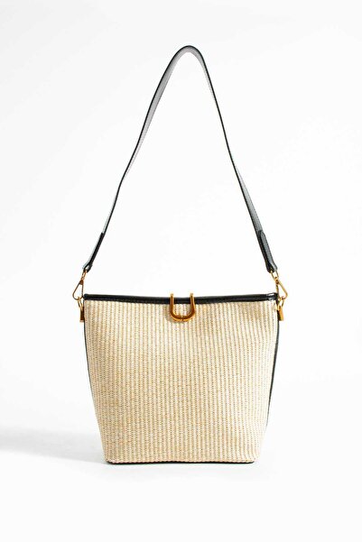 Çanta Trend Moon Straw Women's Hand and Shoulder Bag