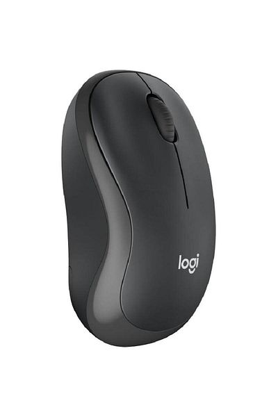 logitech ماوس صامت M240 بتقنية بلوتوث بصرية بدقة 400-4000 نقطة في البوصة، لون جرافيت