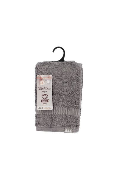 Tendance Quick Absorbent High Quality Cotton Hand Towel Grey 30 x 50cm