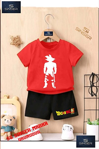 SS SİNSER Παιδικό UNISEX T-shirt "GOKU AYAKT BEYAZ GOLGE" με ειδική στάμπα κα...