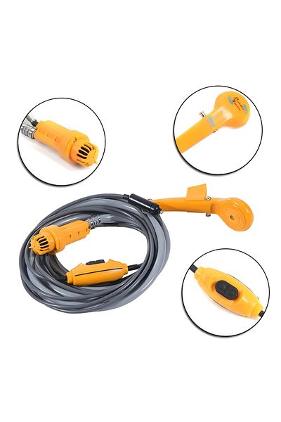 FİAPFO Camping Tourist Shower, 12 V, 10 L / Min