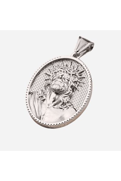 The Jewel Heart Pendant Necklace - Jesus Christ