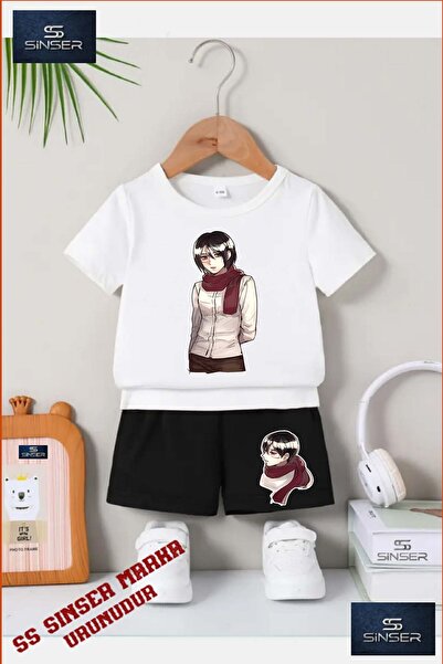 SS SİNSER Children's Unisex “Anime Children's Wear“ Special Printed Crew Neck...