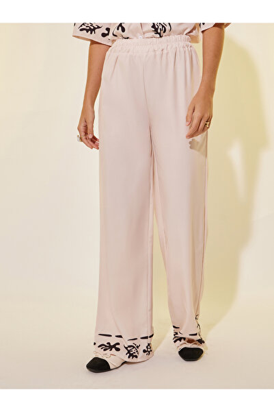 Take Two By Styli Placement Print Short Sleeve Shirt and Pants Co-Ords