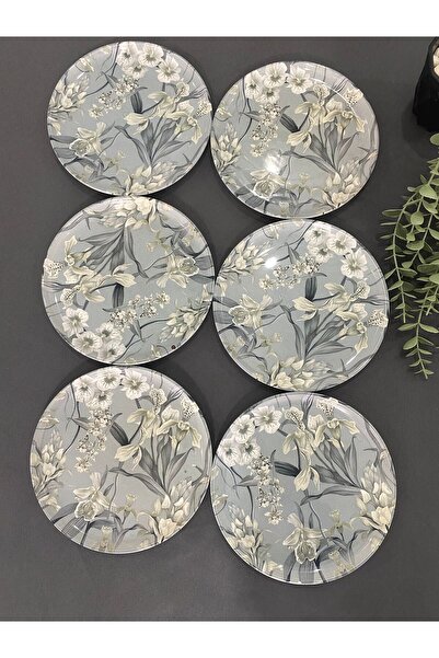 Genel Markalar Miracle Flower Serisi 6'lı Pasta Tabağı
