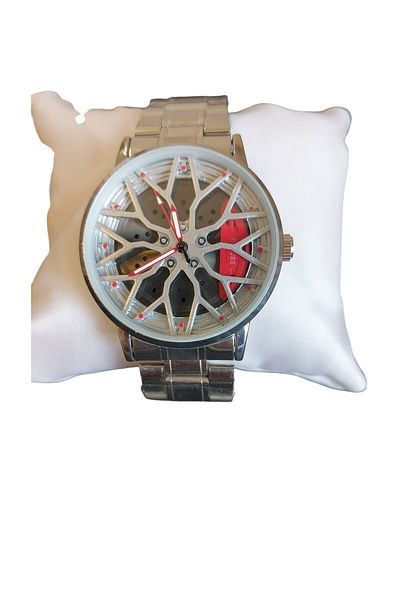 Relogio Masculino Car Wheel Rim Hub Design Men's Wrist Watch Waterproof Stainless Steel Quarts