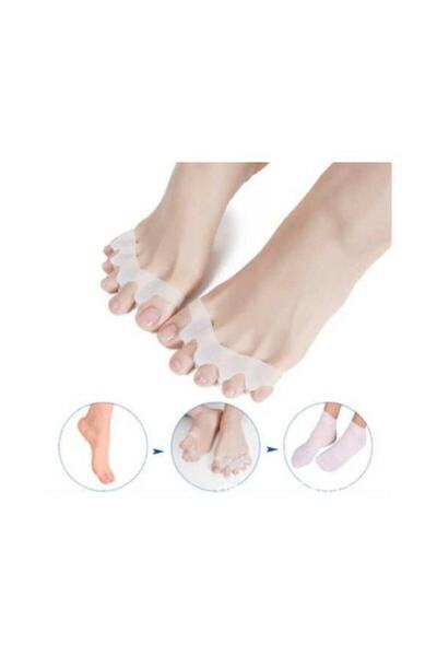 Nordmende Ayak 5 Parmak Ayıran Silikon Bunyon Ayırıcı Makara Halluks Valgus