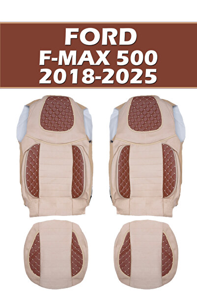 VIPTIRSHOP FORD FMAX (2018-2025) غطاء مقعد من الجلد السويدي