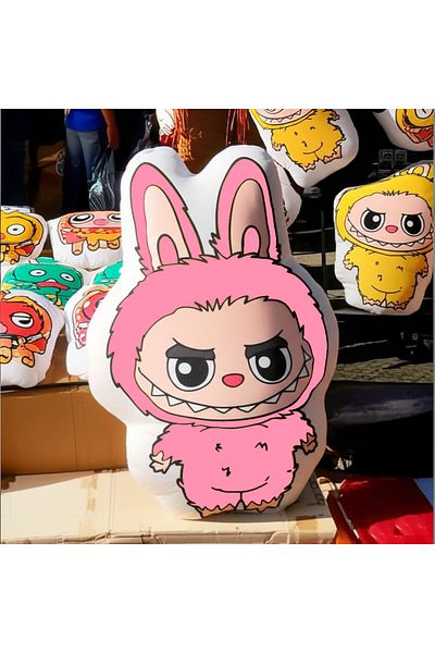 Hediye Deposu Labubu Shaped Character Pillow Toy