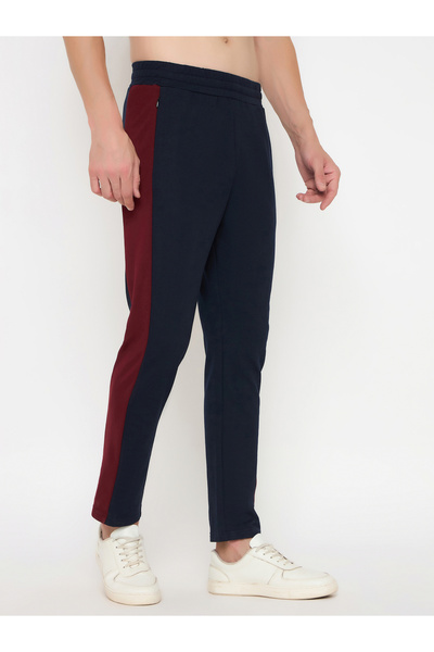 John Player By Styli Color Block Elasticated Waistband Pyjama