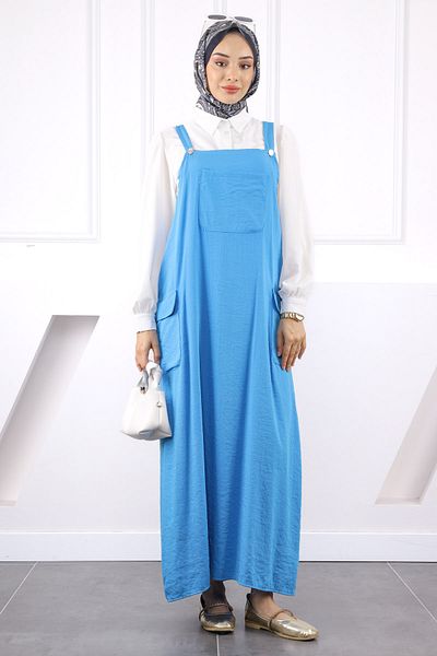 İmajButik Blue Shirt Combination Gilet Double Suit