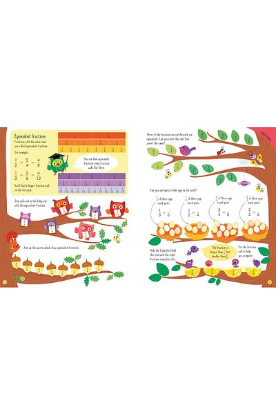 Usborne Fractions and Decimals Activity Book