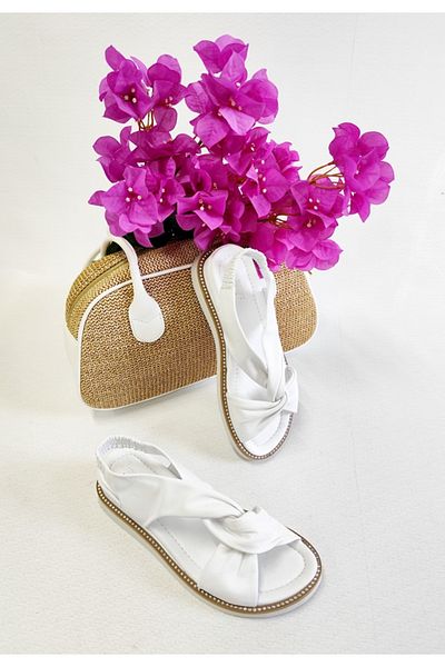 Of&Off Women's Genuine Leather Sandals