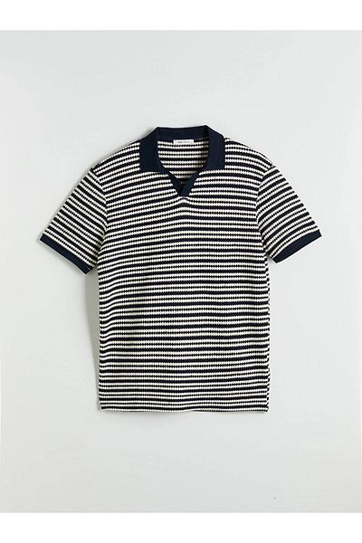 LC Waikiki Lcw Vision Polo Neck Striped Men's T-Shirt