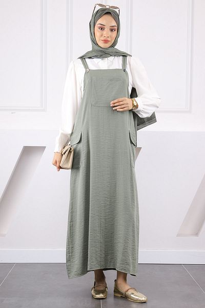 İmajButik Çağla Shirt Combination Gilet Double Set