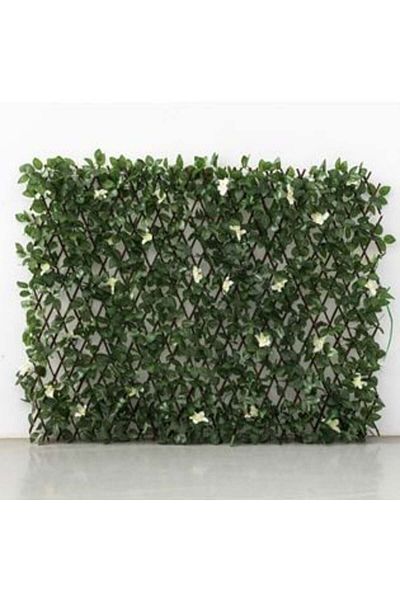 Jumbo Foldable Wooden Pergola with Leaves & Flowers 1 x 2 m