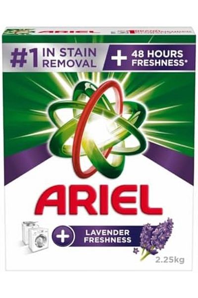 Ariel Lavender Freshness Washing Powder Value Pack, 2.25 kg