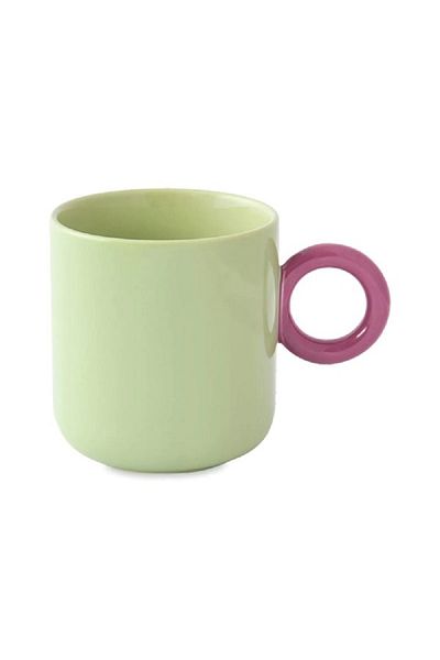 EasyLife Creative Series Dishwasher Safe Porcelain Coffee Mug Green