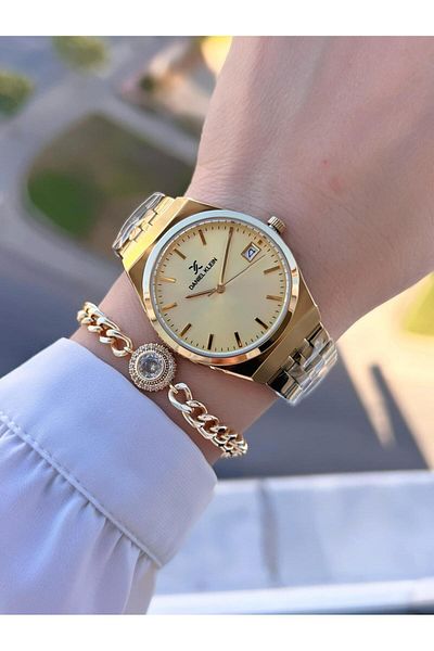 Daniel Klein Steel Cord 30 Mt Water Resistant Women Wrist Watch+Bracelet Byn.14052.6