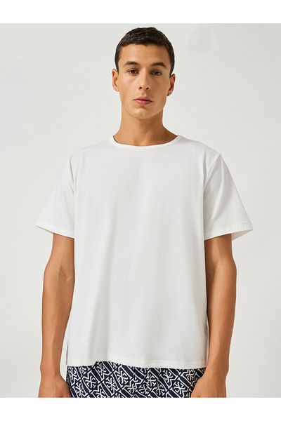 Styli Solid Short Sleeve T-Shirt and All-Over Printed Pyjama Set