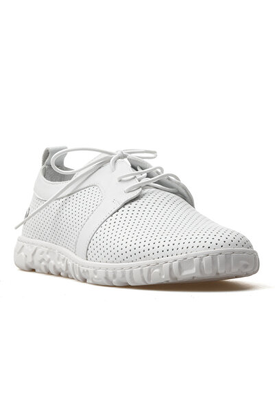 Mammamia Γυναικεία παπούτσια casual από γνήσιο δέρμα 25y D25ya-115 Z Λευκό