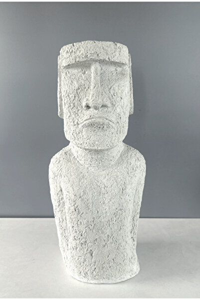 LivadoHome Moai Dekoratif Biblo Heykel